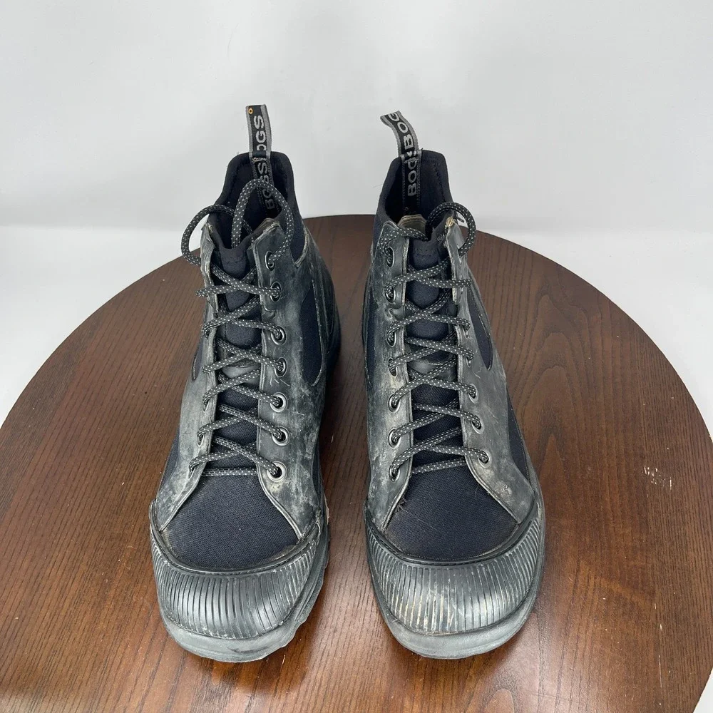 Bogs Jamison Shoes Mens 44‎ / 11 Black Comfort Rubber Waterproof Hiking Boots